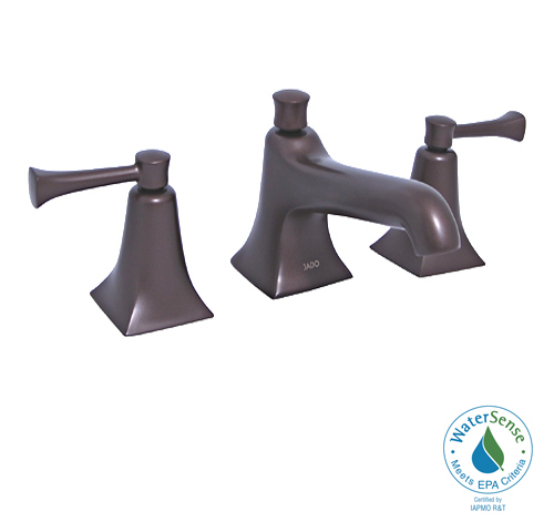 JADO illume&trade; Widespread Lavatory Faucet Lever Handles OLD BRONZE 820003.105