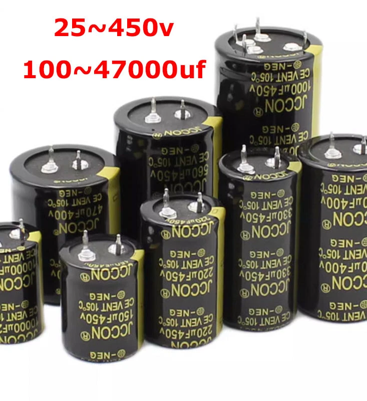 2X 4700UF 50V JACKCON Condensatore Elettrolitico 105° D.22xH.42 - Foto 8