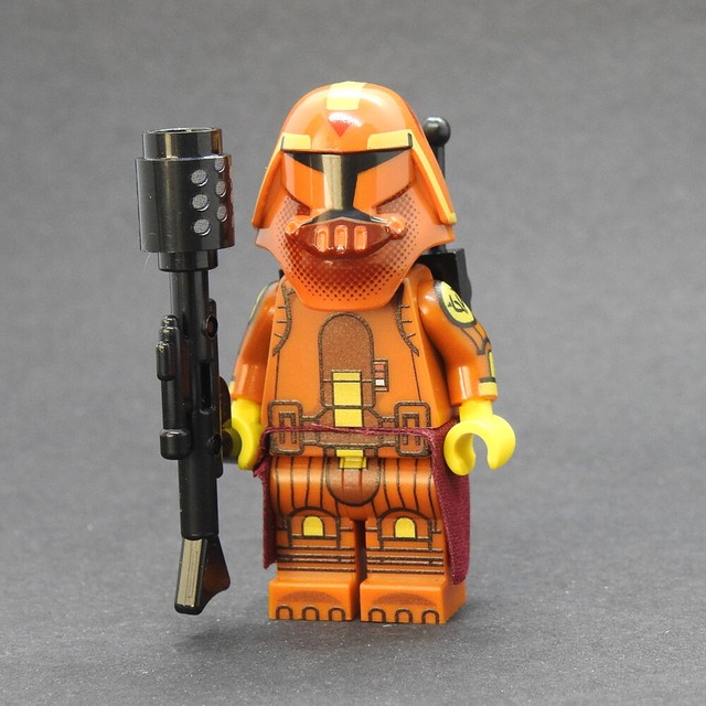 Custom Star Wars minifigures on lego bricks clone trooper flametrooper | eBay