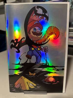 *FOIL* COSPLAY WARS: VENOMIZED MARIO -SCOTTIE YOUNG HOMAGE LTD 60 W/COA IN HAND!