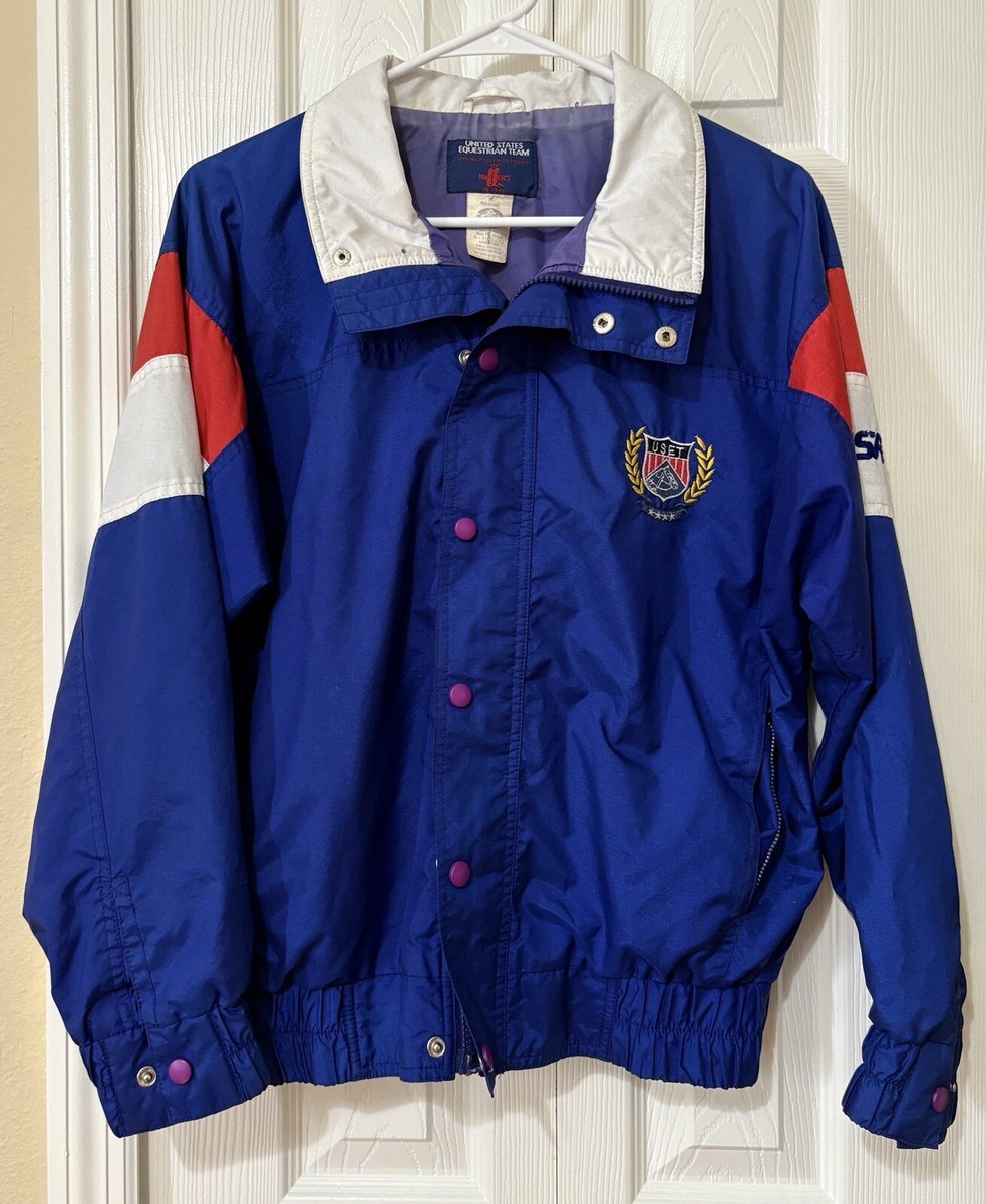 96 Atlanta Olympic US Equestrian Team Nylon Jacket By 96 Atlanta Olympic US Equestrian Team Nylon Jacket By