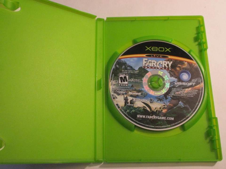 Far Cry: Instincts (Microsoft Xbox, 2005) No Manual, Acceptable Condition. - Image 2 of 3