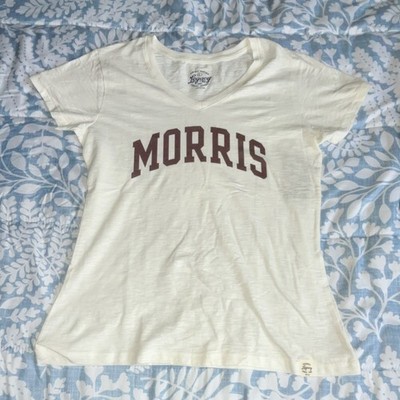Legacy 92 Morris White Graphic V-Neck Short Sleeve; Women's Size L; MSRP $22.95