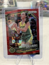 2025 WNBA Panini Prizm NIKA MUHL Red Pandora #127 Card /199