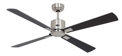 Energiespar Decken Ventilator Chrom matt Eco Neo III Wenge Silber Grau 152 cm - Bild 1 von 4