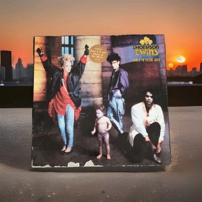 THOMPSON TWINS Here's To Future Days 1985 vinyl LP + 12'' Bonus double N874