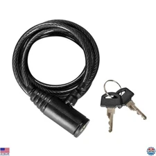 Spypoint CLM-6FT 6-Foot Steel Cable Lock for Trail Cameras - Durable Security