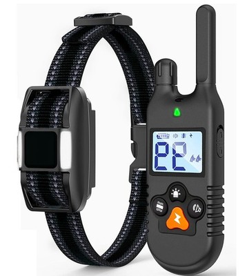 Remote Electric Pet Dog Training Collar LCD Shock Anti Bark Rechargeable 1000M