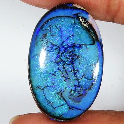 Monarch Opal cabochon loose gemstone 10.65 Cts. (16 x 26 x 4 mm size) oval shape