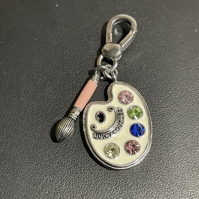 Juicy Couture Painter's Palette Charm w/ Paint Brush Pre Owed
