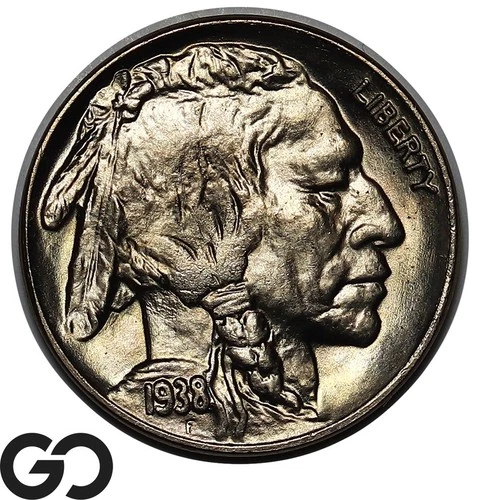 1938-D Buffalo Nickel, Superb Gem BU++