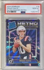 2024 Panini Donruss Retro Rookie - Drake Maye PSA 10 Gem Mint New England Invest
