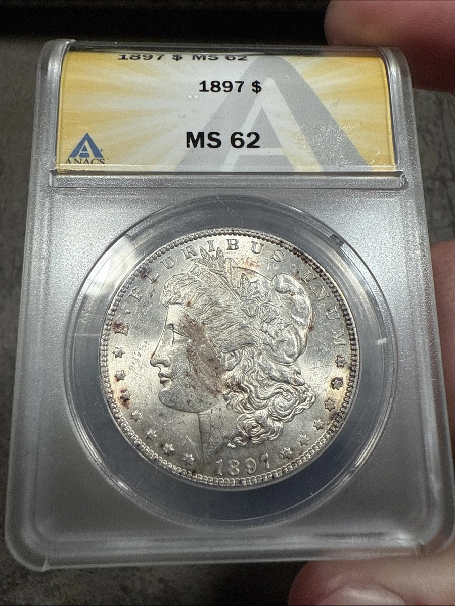 MS 62 Graded 1897 Year Morgan US Dollars (1878-1921) for sale | eBay