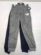 NBA Boys Sz 10/12 2-Pack Youth Joggers Athletic Pants Navy/Grey Basketball GL10