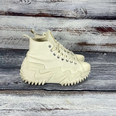 Converse Run Star Motion Platform Hi Top CX Egret White Sneakers Women s 9.5