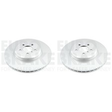 2x EUROBRAKE 348mm BREMSSCHEIBEN VORNE passend für BMW 2 3 4 5 6 7 I4 X3 X4 X5 X