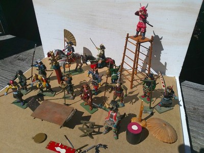 Japanese Samurai Figures 1/35 Tamiya & Aoshima Japan History Miniature Models