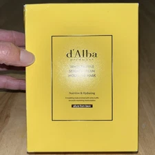 D'ALBA White Truffle Serum & Cream Modeling Mask 66g x4ea / Nutrition Moisture