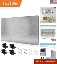 17.7" x 11.8" Metal Magnetic Board - Magnet Bulletin Board to Display Magneti...