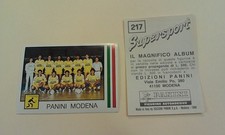 Panini Modena Italy Volleyball Team Photo 1986 Panini Supersport Italian Sticker