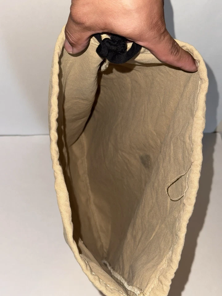 Bolso de zapatos A Bathing Ape Bape para hombre bronceado cubierta antipolvo lona cordón logotipo Foto 3 de 4