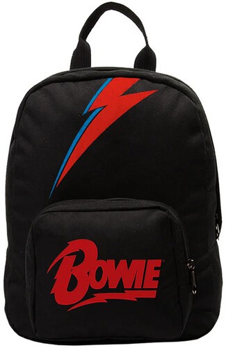 David Bowie - Rocksax - Bowie - Lighting Logo - Mini Backpack (Black) [New ] Bac