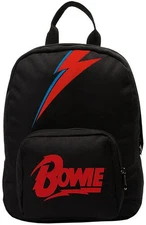 David Bowie - Rocksax - Bowie - Lighting Logo - Mini Backpack (Black) [New ] Bac