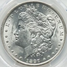 Morgan Dollar 1897-O PCGS MS-61! Gold Shield. Attractive Blast White!