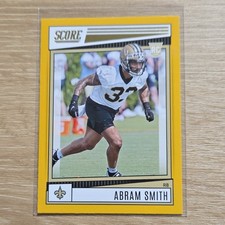 Panini 2022 Score Rookie Yellow Parallel Abram Smith Card #311