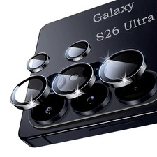 AFENGBOX 2 Pack Camera Lens Protector for Samsung Galaxy S26 Ultra, Black