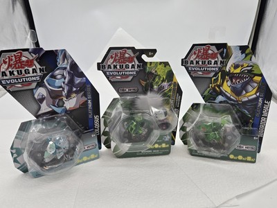 3 Bakugan Evolutions Platinum Series NEW MISB/MOC Dragonoid Colossus Whale O