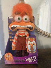 Disney Pixar Inside Out 2 Anxiety Talk  Shake Plush Figure Just Play New