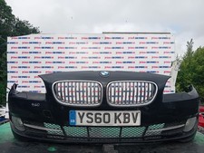 BMW 5 SERIES SALOON 4DR 520D SE MK6 F10 2011 BLACK FRONT BUMPER MARKS