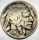 1919 S Buffalo Nickel VG Very Good Condition 5 Cent US Coin - 4097