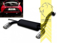 Ulter Sportauspuff für Toyota AYgo 1.0i 2x95x65mm