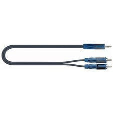 QUIK-LOK RKSA/150-2 Audio Cable 2 M 3.5Mm 2 X RCA Black