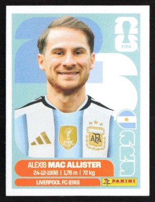 Alexis Mac Allister 2026 FIFA World Cup Sticker #ARG9 Argentina Y70