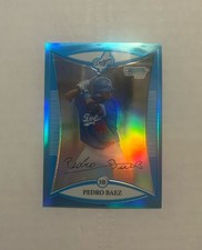 Pedro Baez 2008 Bowman Chrome Blue Refractor #26/150 Dodgers Rookie RC