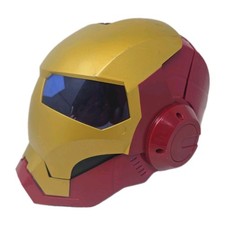 Iron Man Helmet LED Eyes Open Mask Cosplay Wearable Childs Works 2010 H6A