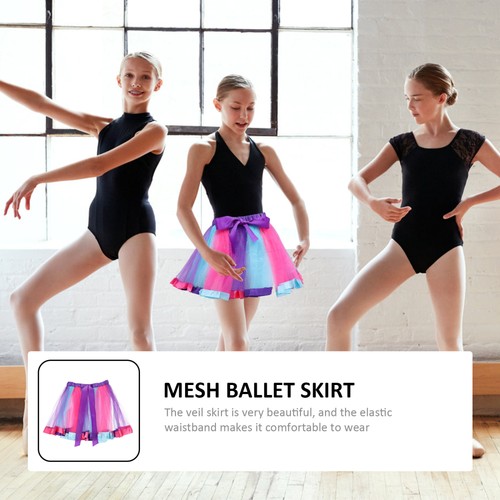 Tutu Röcke Kostüm für Damen Festival Outfit Lagenlook Ballett Mehrfarbig Tüll - Bild 4 von 12