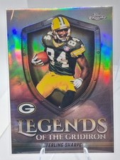 2025 Topps Chrome Sterling Sharpe Legends of Gridiron Silver Refractor Packers