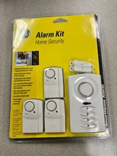 NEW GE Home Security Wireless Alarm Kit 3 Magnetic Window & 1 Keypad Controller
