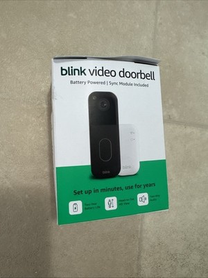 Blink Video Doorbell  Battery Powered,  Alexa Compatible, Two Way Audio, HD