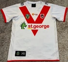 T149 St George Illawarra Dragons 2018 Footy League Jersey NRL Youth Size 16 VGC