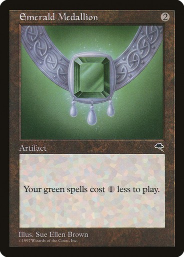Tempest  MTG   1    Emerald Medallion  Magic