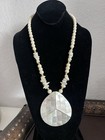 Vintage Mother Of Pearl & Abalone Necklace — photo 1