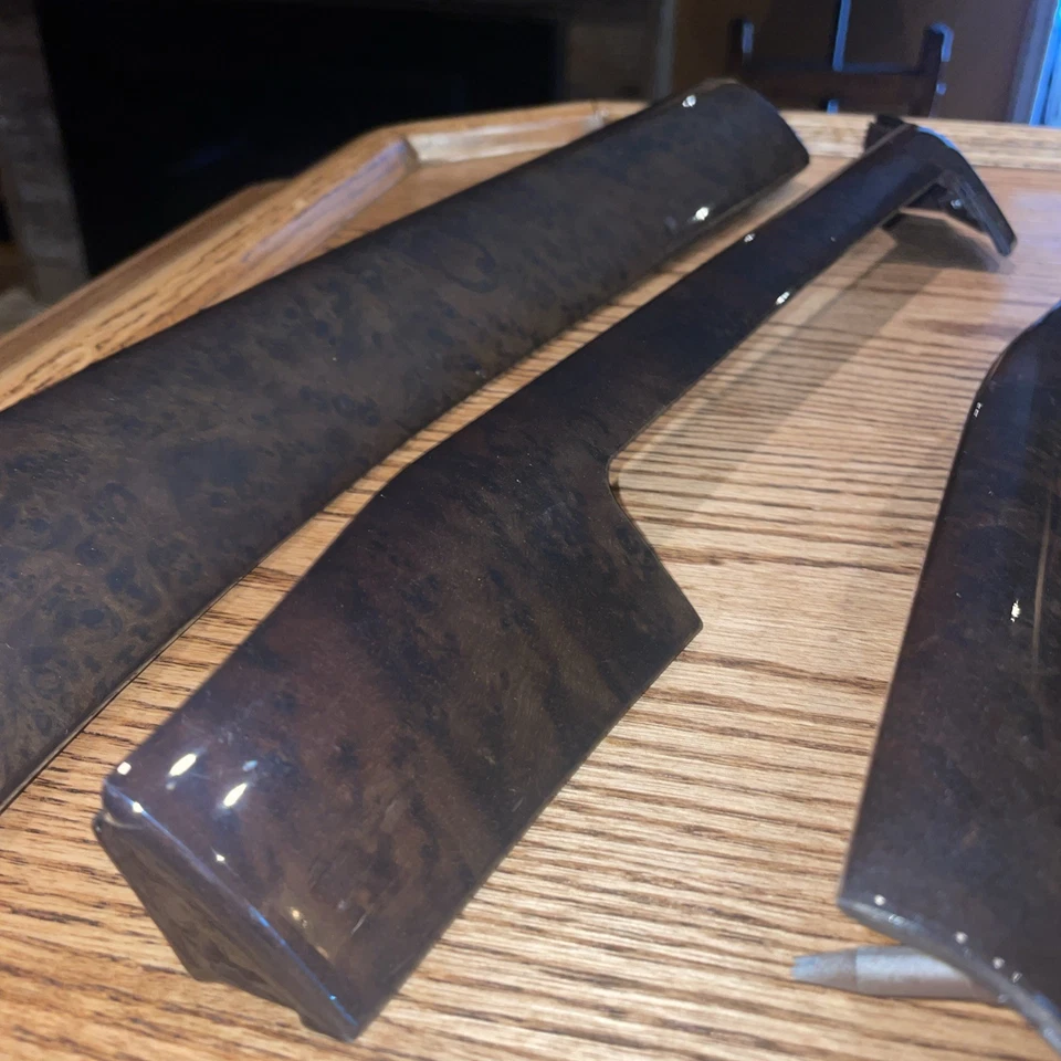 2001-2005 BMW 325i 325xi 330i 330xi painel moldura acabamento fabricante de equipamento original 3 peças  - Imagem 3 de 4