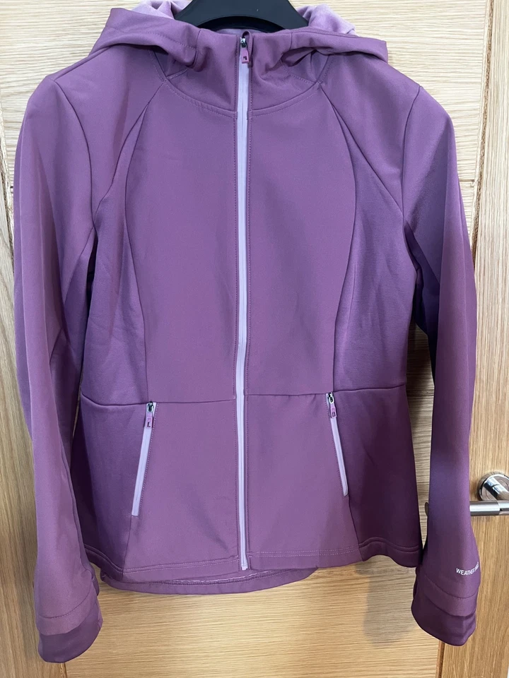 ЛАВИНА погоды щит с капюшоном флис с подкладкой куртка, фиолетовый - M - Изображение 3 из 4