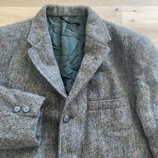 Vintage Harris Tweed 100 Scottish Wool Blazer Sport Coat Mens Herringbone 42