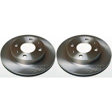 2x DENCKERMANN BREMSSCHEIBEN 232mm BELÜFTET VORNE passend für NISSAN ALMERA | B1